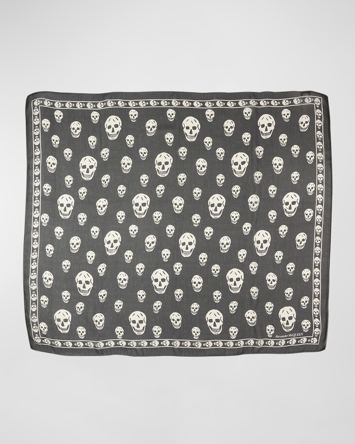 Skull Wool Scarf