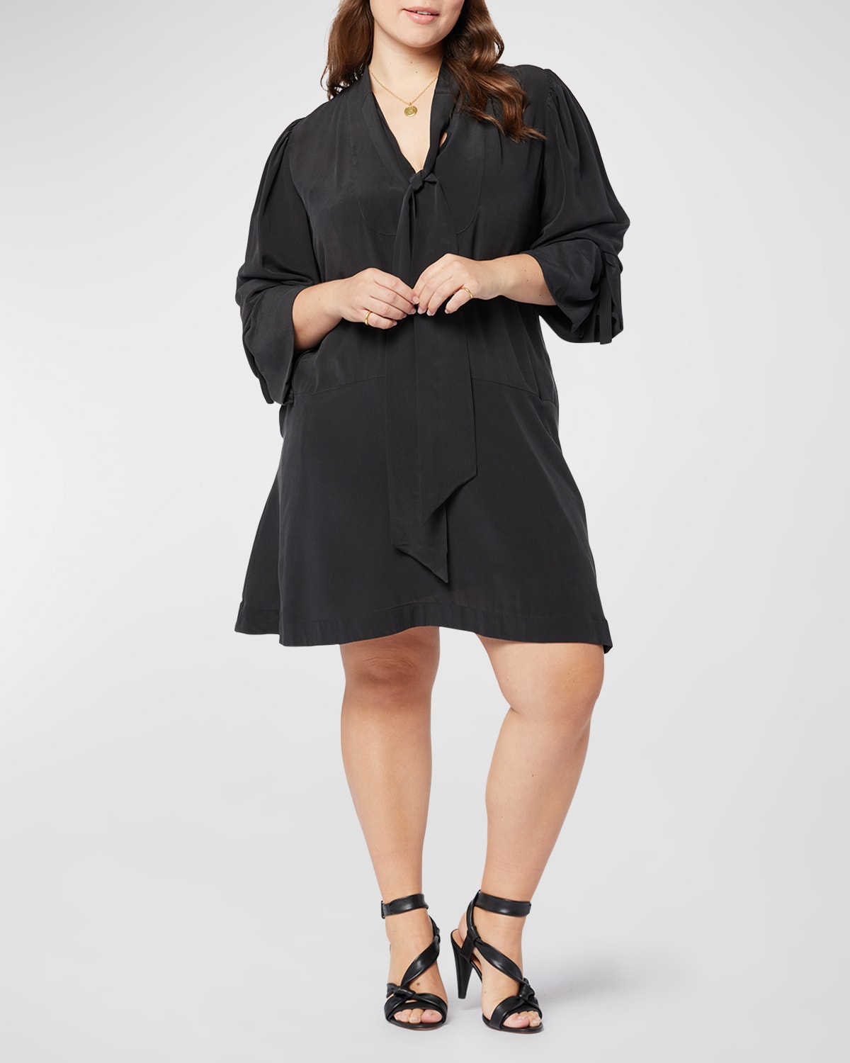 Black Shift Dress | Neiman Marcus