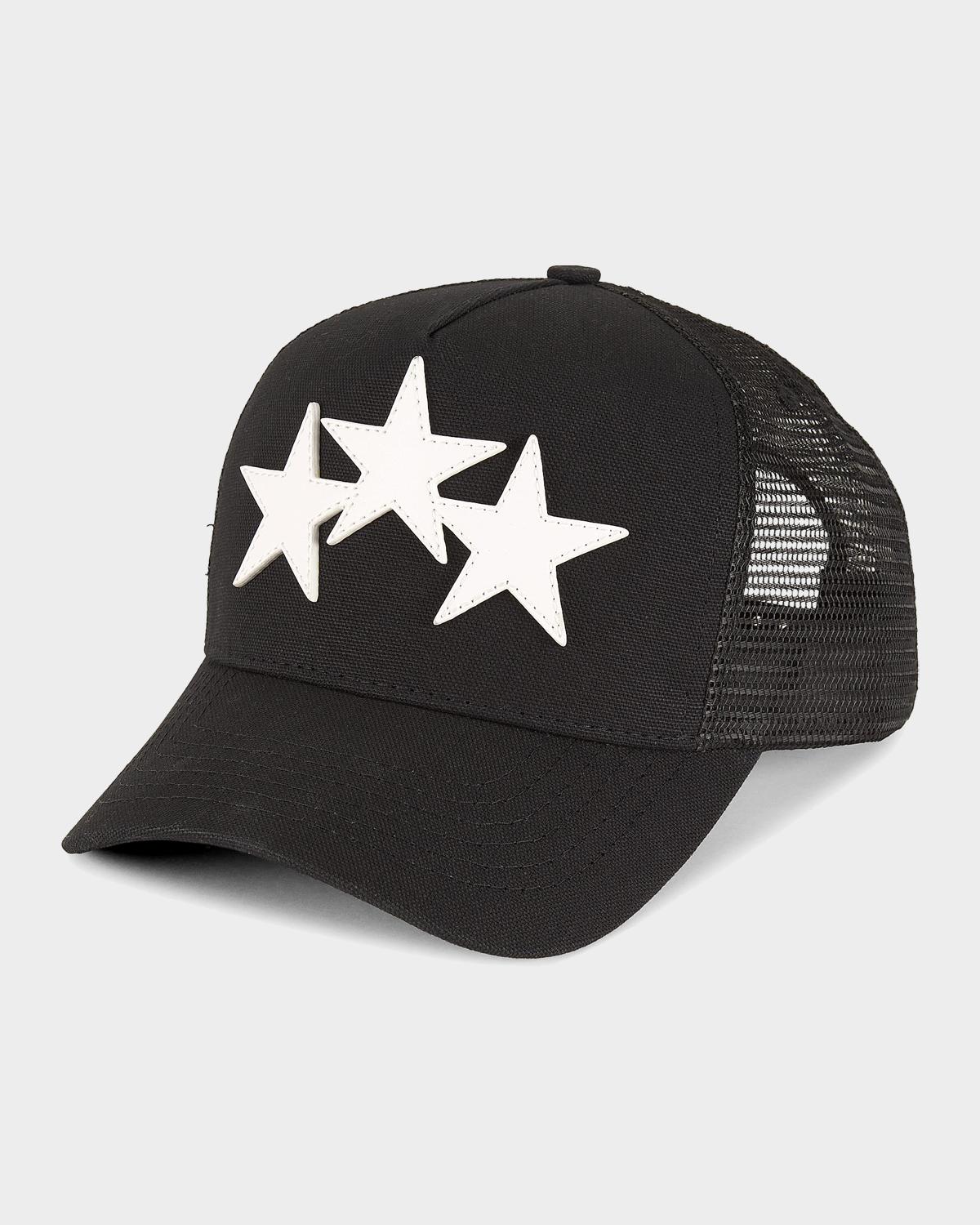 Amiri Men's 3-Star Trucker Hat