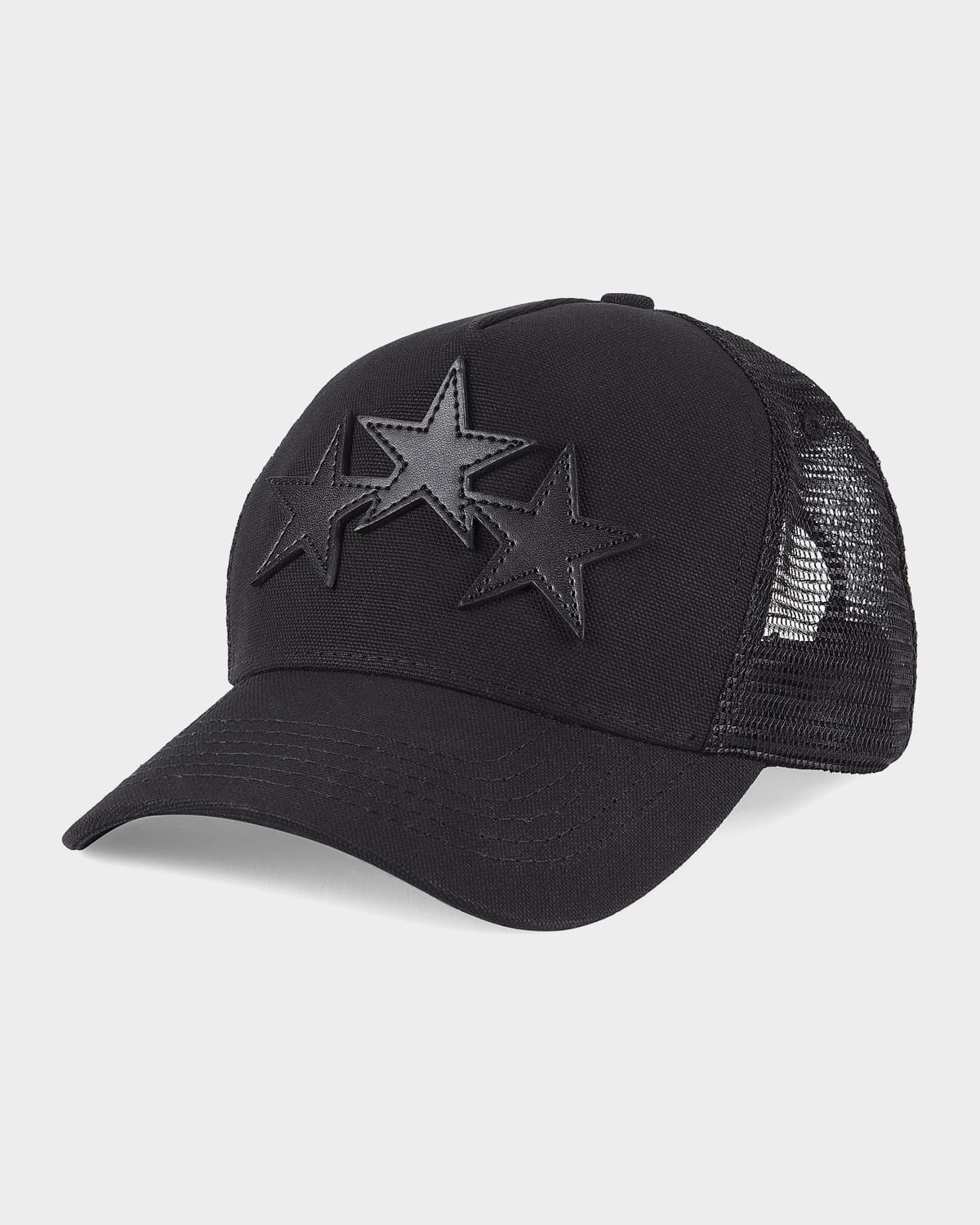 Amiri Men 's 3-Star Trucker Hat | Thumbnail 4