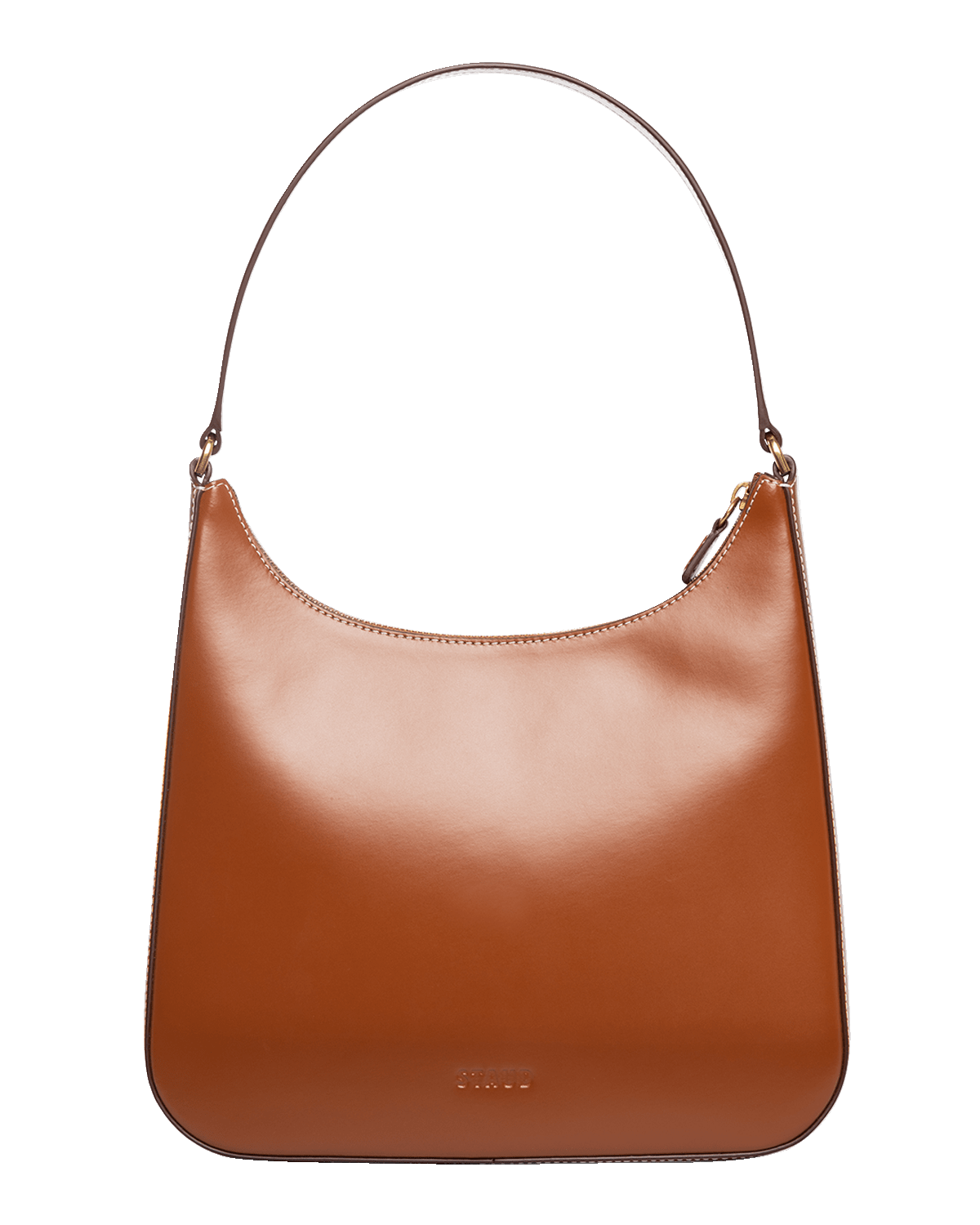 Staud Alec Zip Leather Shoulder Bag Neiman Marcus