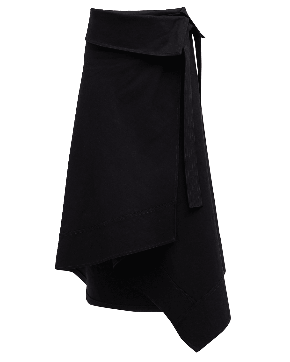 Theory Asymmetric Draped Midi Skirt | Neiman Marcus