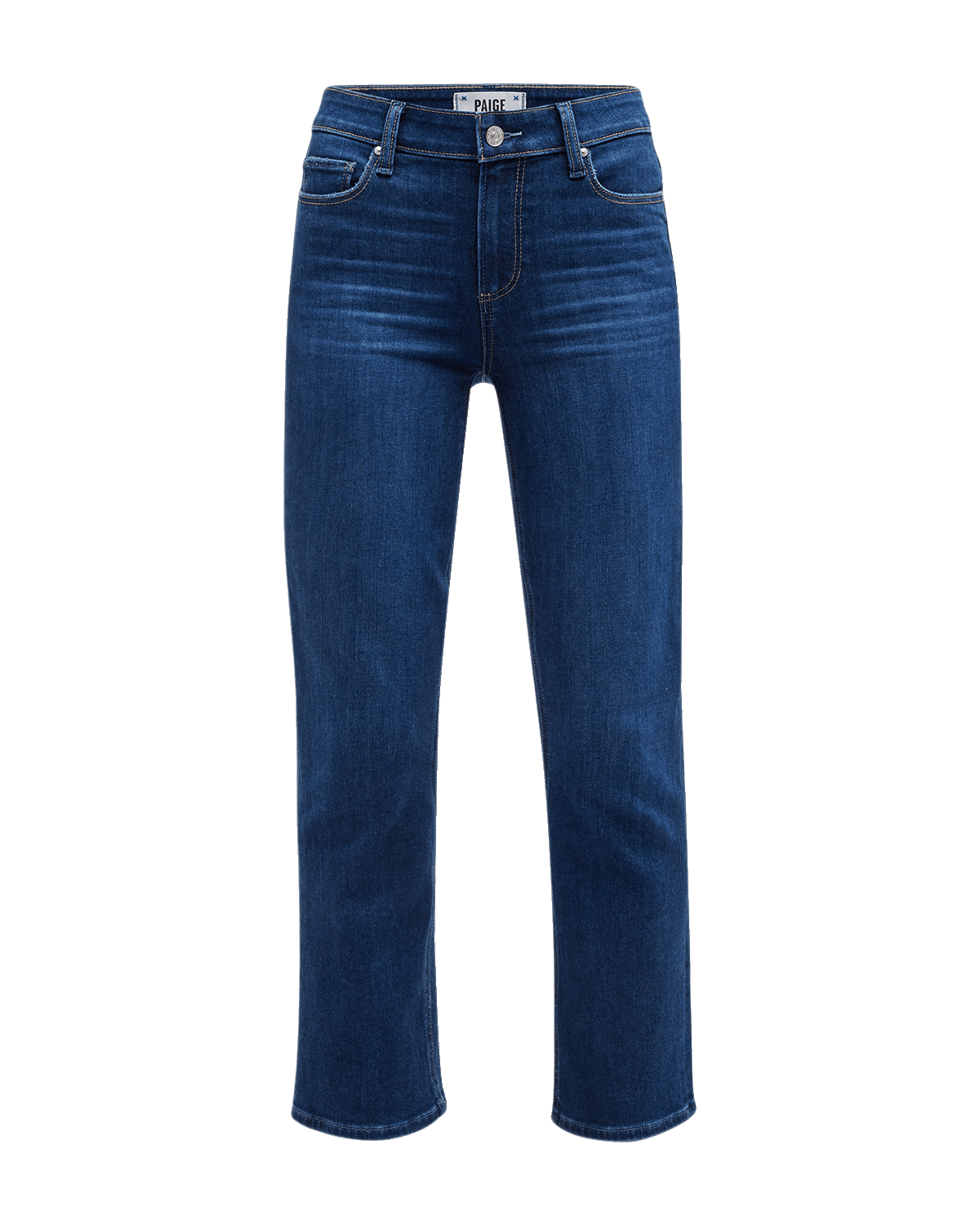 PAIGE Shelby Low-Rise Crop Flared Jeans