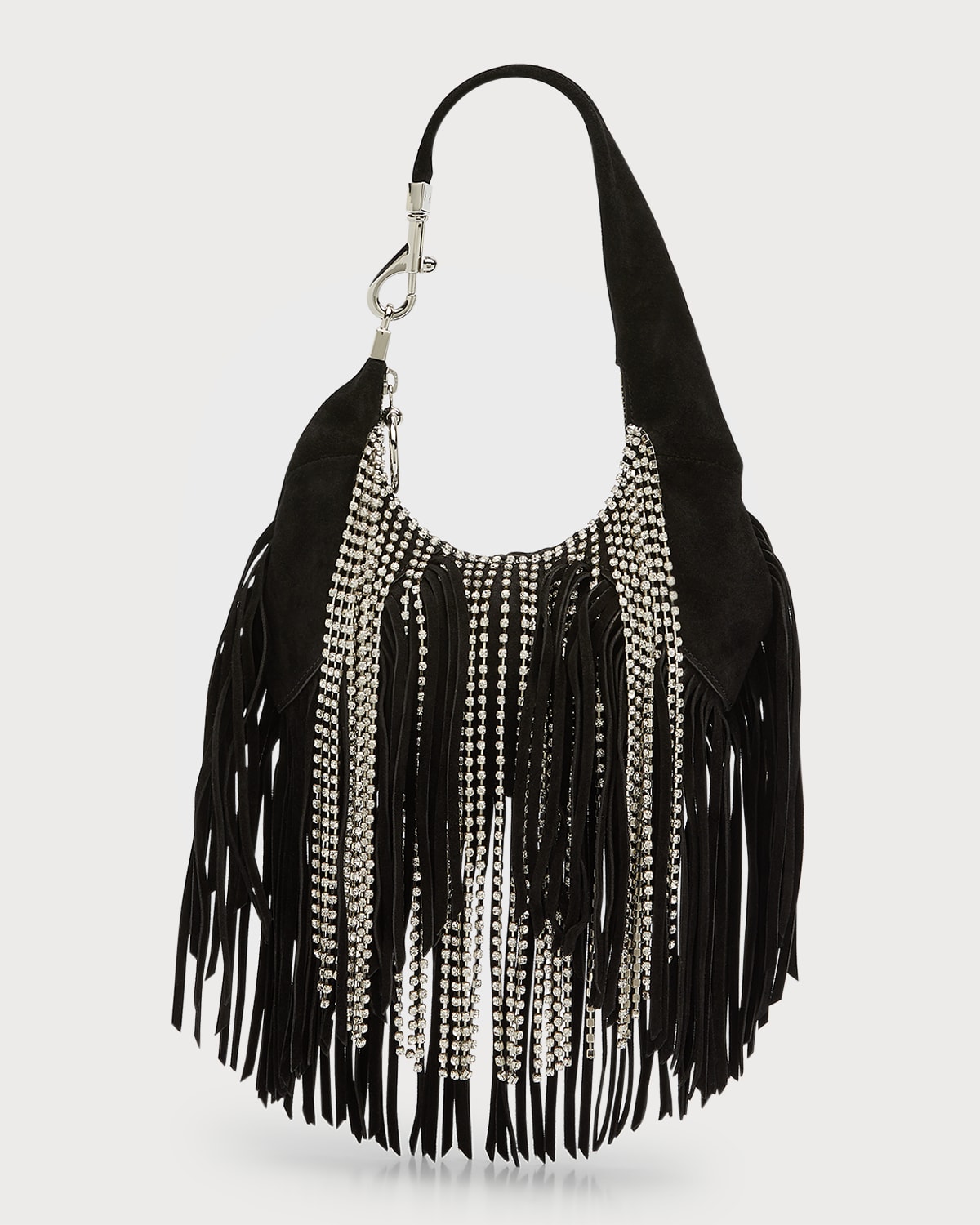 Black Fringe Bag Neiman Marcus