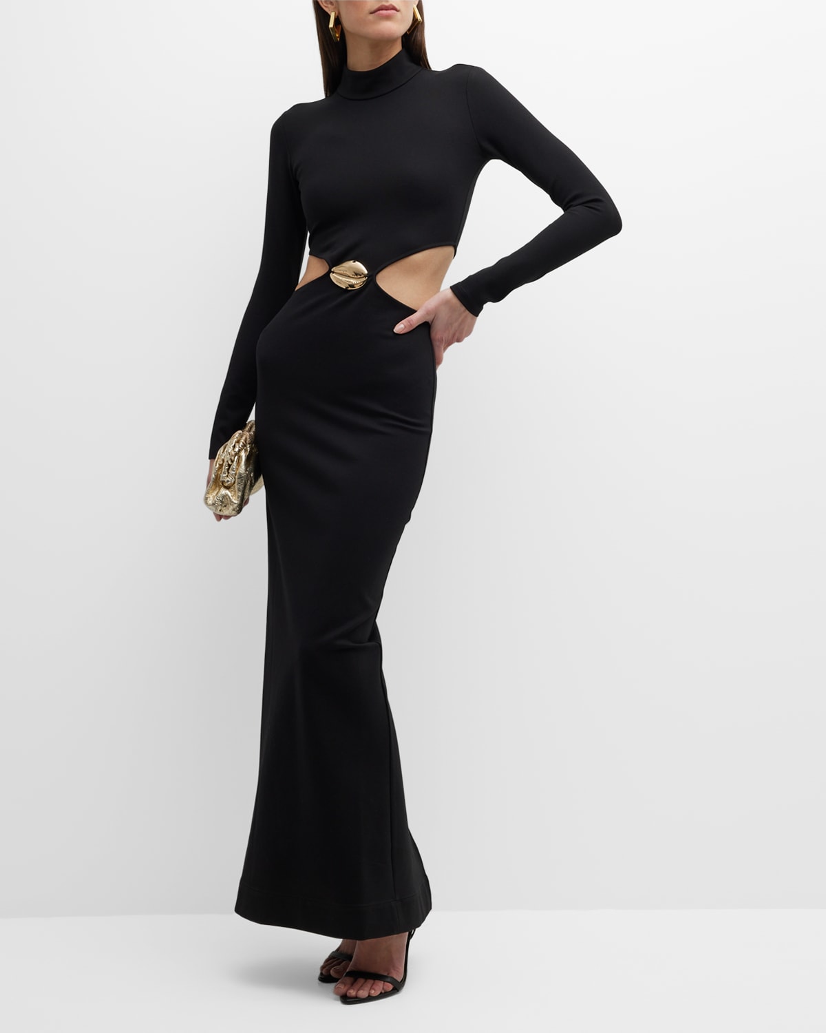 Black Sheath Dress | Neiman Marcus