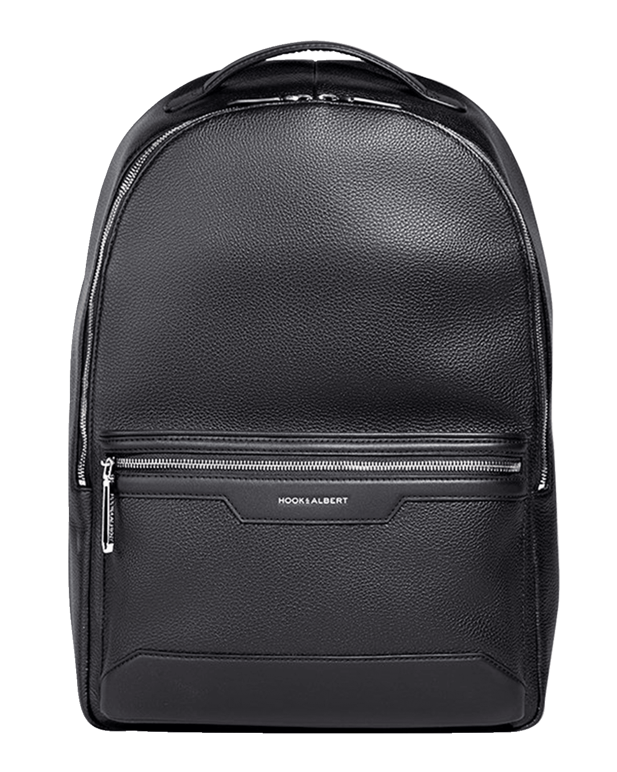 hook + Albert Men's Leather Backpack with Padded Laptop Compartment