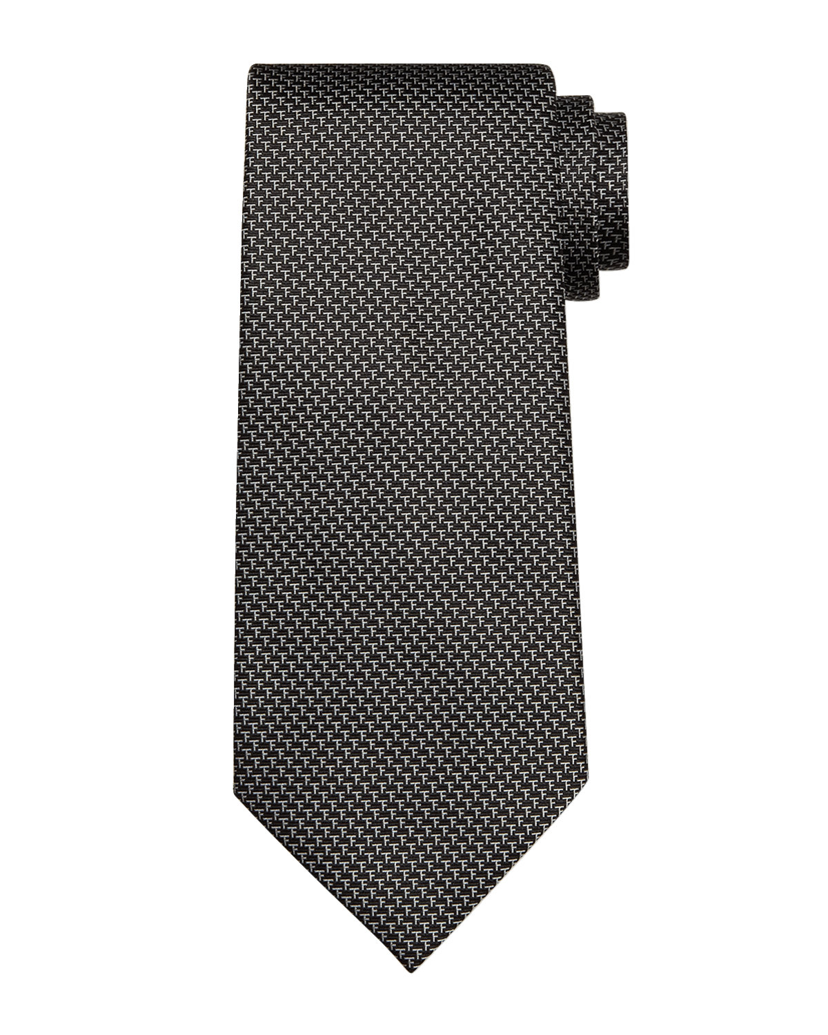 TOM FORD Men's Micro-TF Jacquard Silk Tie