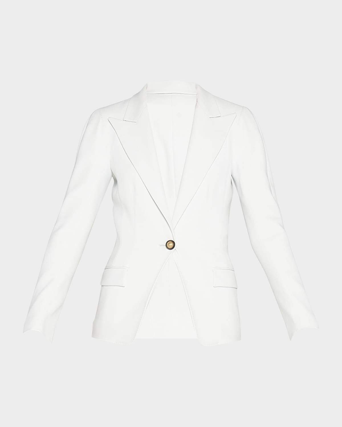 Giorgio Armani Viscose Cady Single-Breasted Blazer