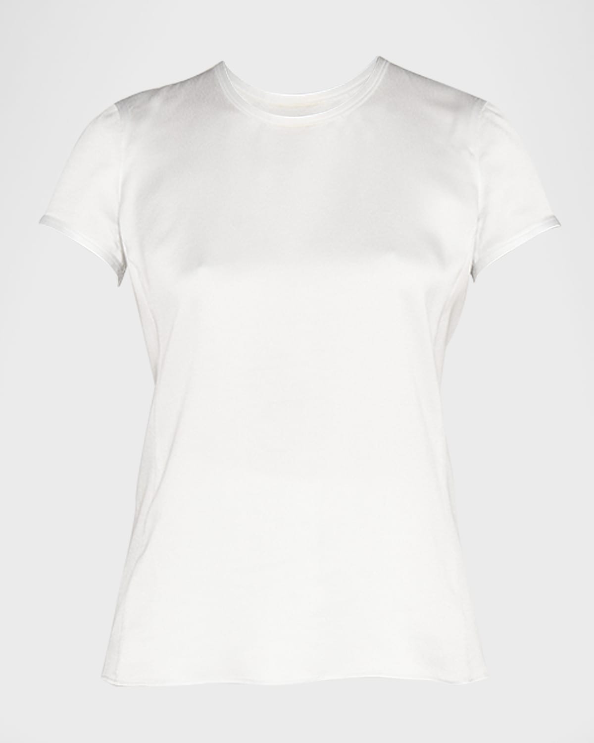 Giorgio Armani Crewneck Short-Sleeve Silk T-Shirt