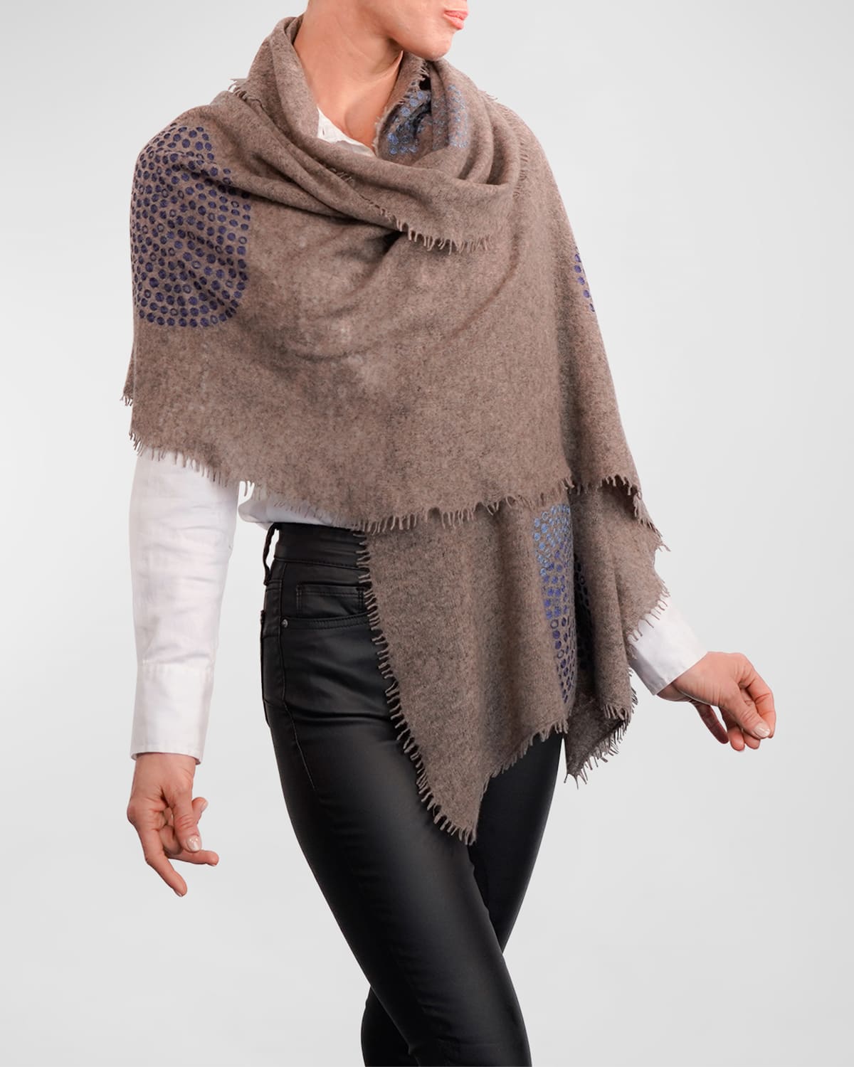 Ian Saude Scattershot Cashmere Scarf