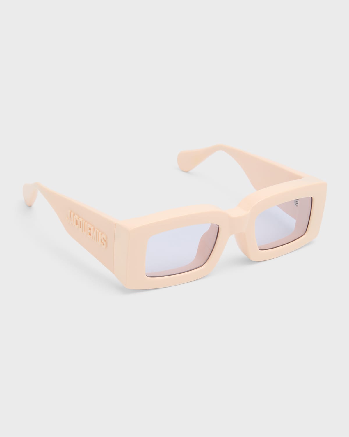 Jacquemus Les Lunettes Tupi Acetate Rectangle Sunglasses