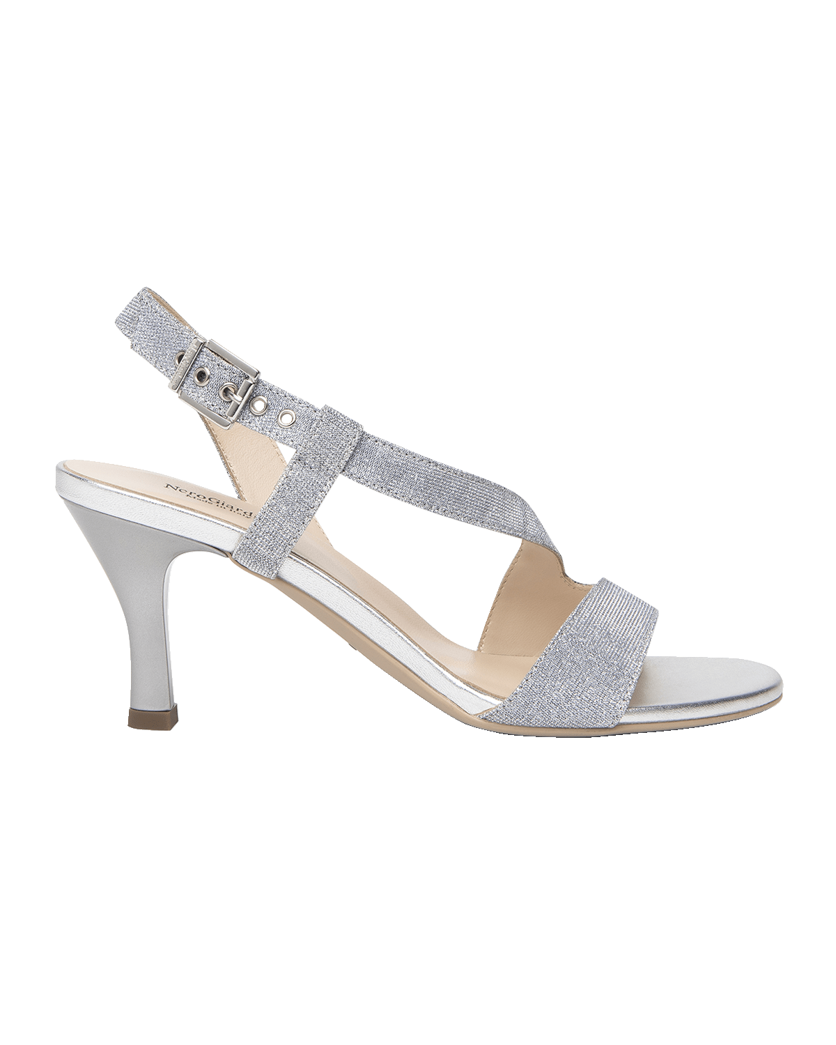 NeroGiardini Sparkle Slingback Sandals