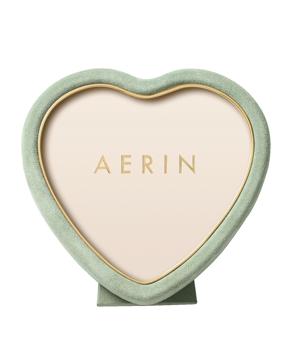 AERIN Ribbed 24KGold Rim Heart Dish Neiman Marcus