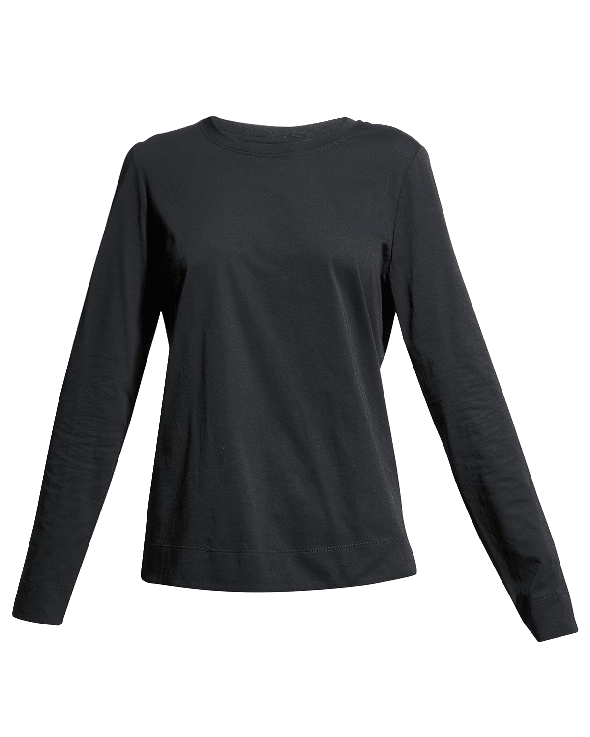 Lafayette 148 New York Plus Size Long-Sleeve Crewneck Tee