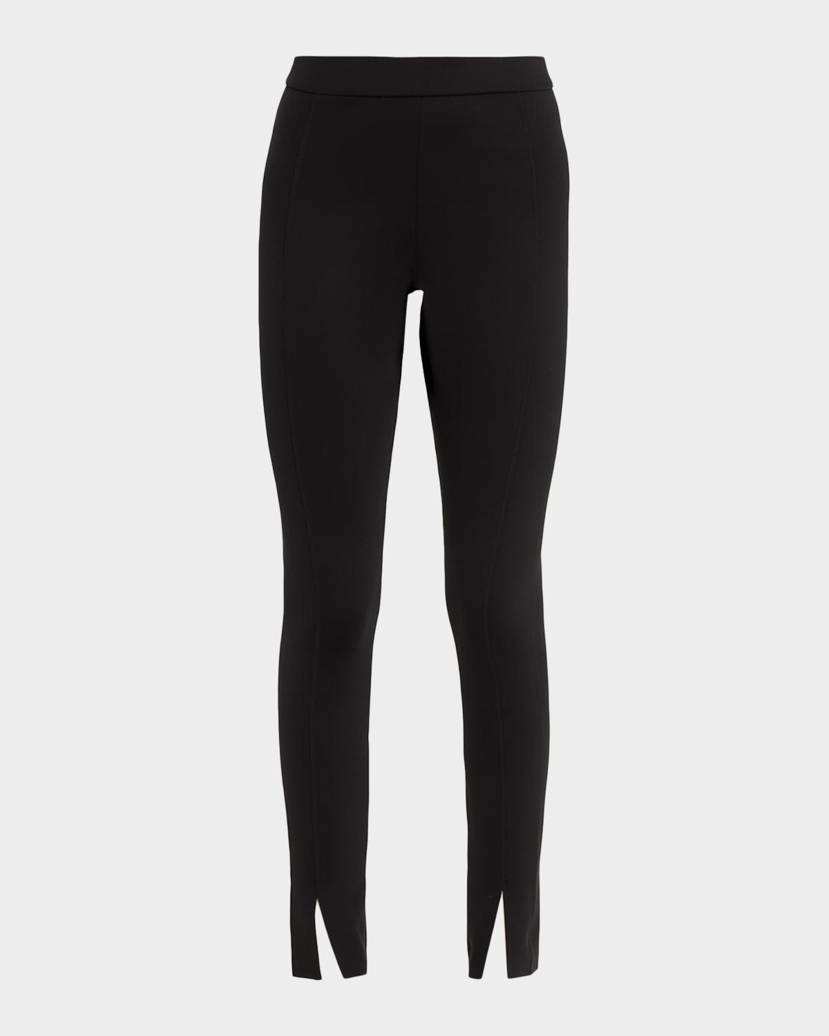 Wolford Midnight Grace Front-Slit Jersey Leggings