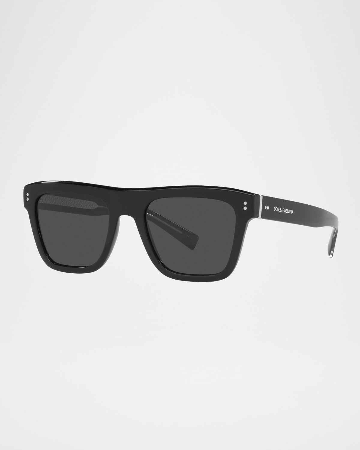 Dolce & Gabbana Men 's Square Logo Sunglasses
