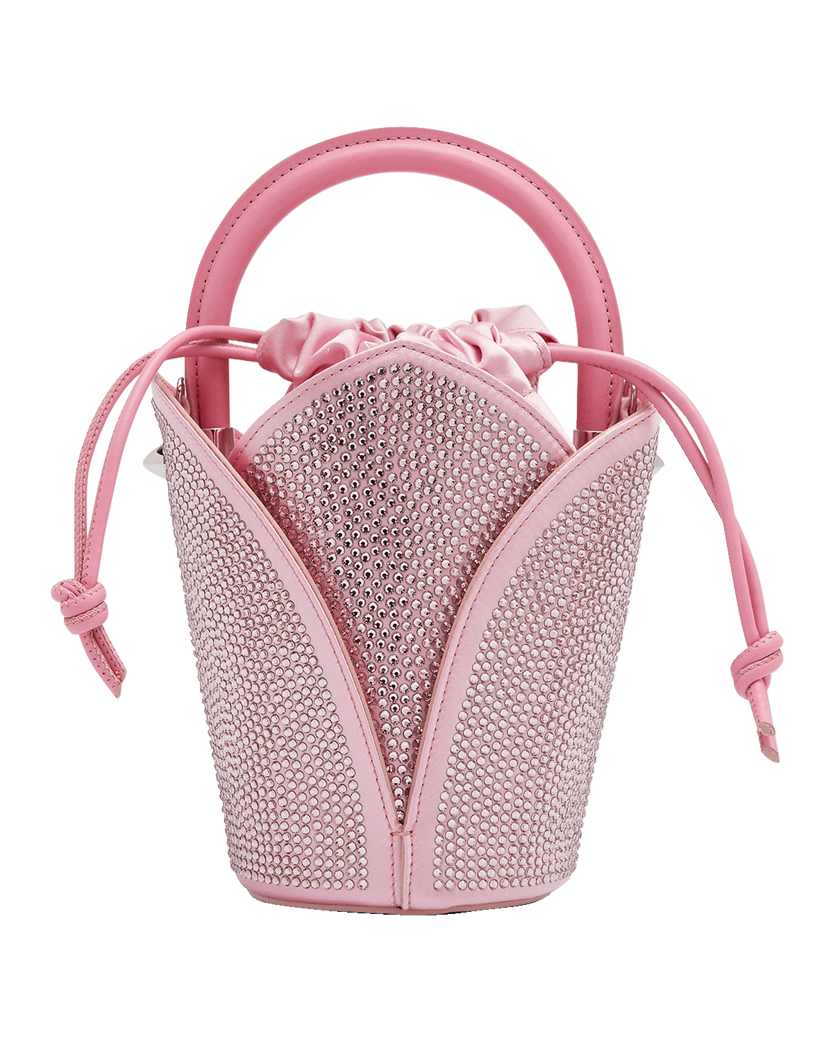 Oscar de la Renta Tulipan Nano Crystal Top-Handle Bag