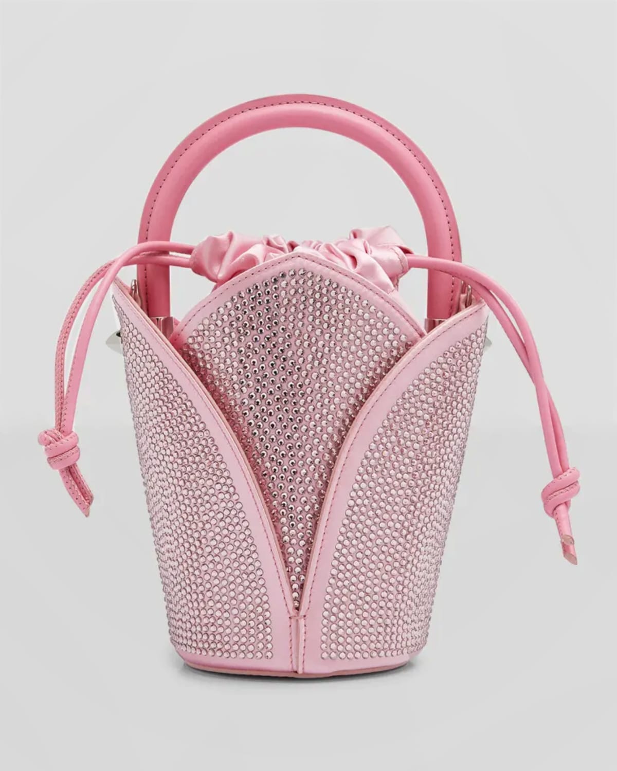 Oscar de la Renta Tulipan Nano Crystal Top-Handle Bag