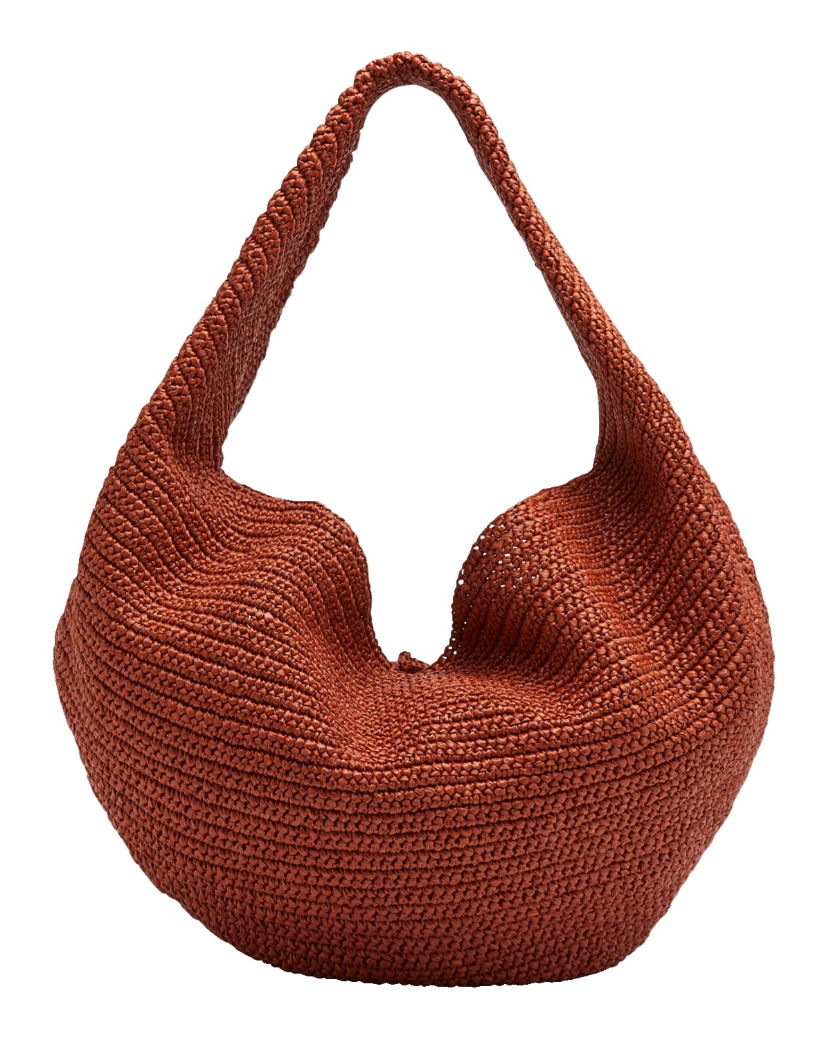 Khaite Olivia Large Raffia Hobo Bag