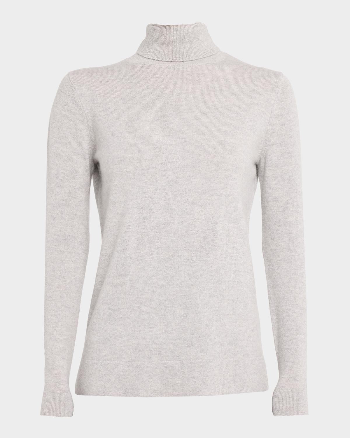 Neiman Marcus Cashmere Collection Cashmere Basic Turtleneck Top