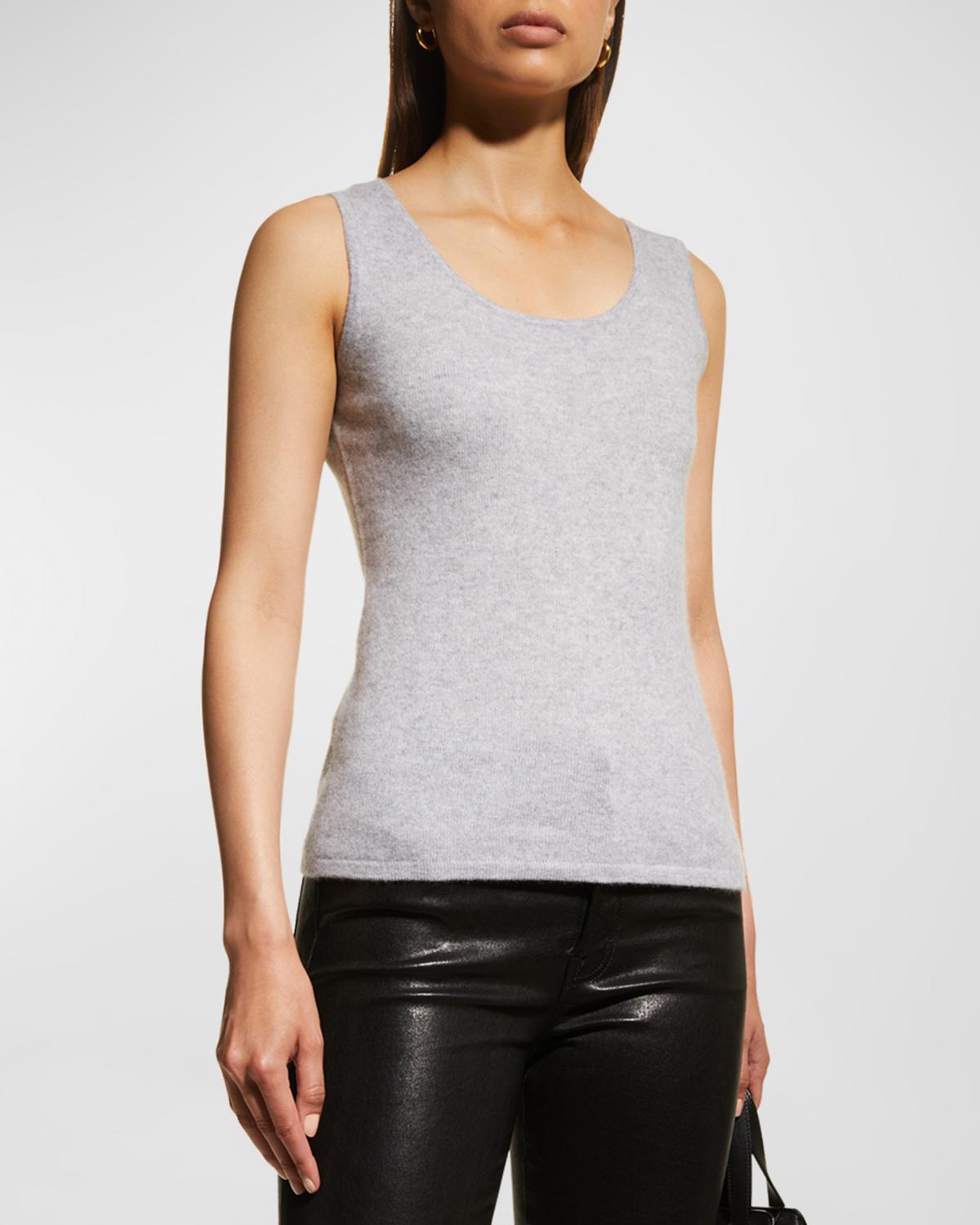 Neiman Marcus Cashmere Collection Cashmere Basic Tank Top