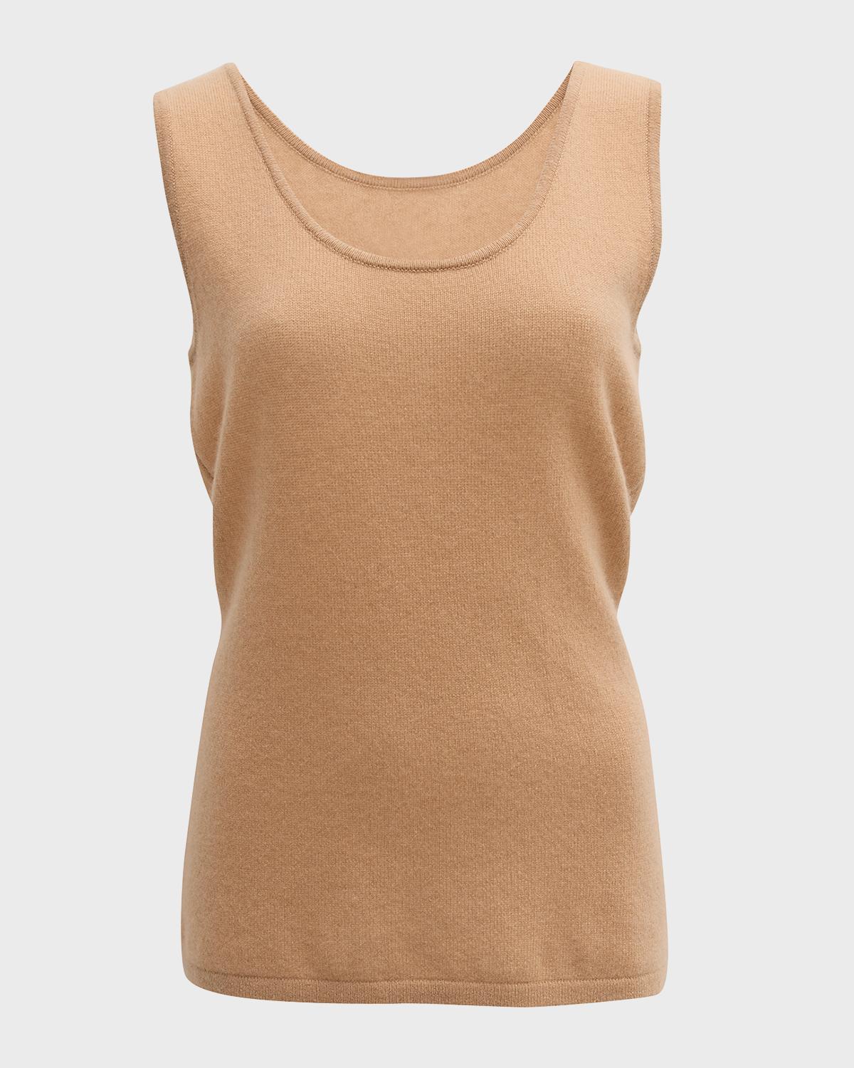Neiman Marcus Cashmere Collection Cashmere Basic Tank Top