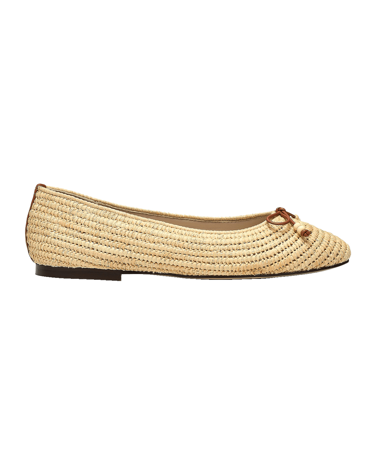 Joie Aimee Woven Raffia Ballerina Flats