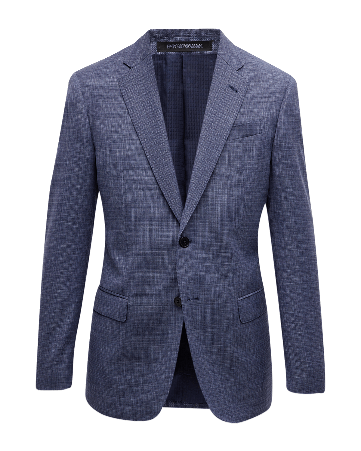 Emporio Armani Men's Textured Check Dinner Jacket | Neiman Marcus