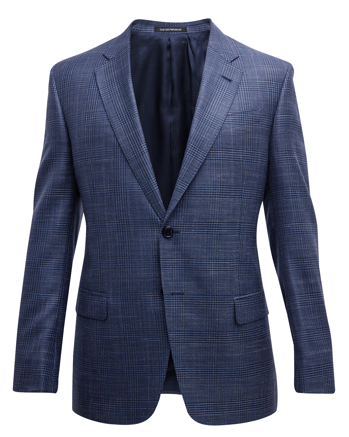 Emporio Armani Men's Textured Check Dinner Jacket | Neiman Marcus