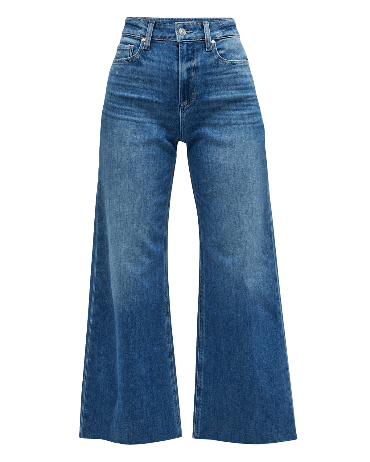 Veronica Beard Jeans Taylor Cropped High Rise Wide-Leg Jeans | Neiman ...