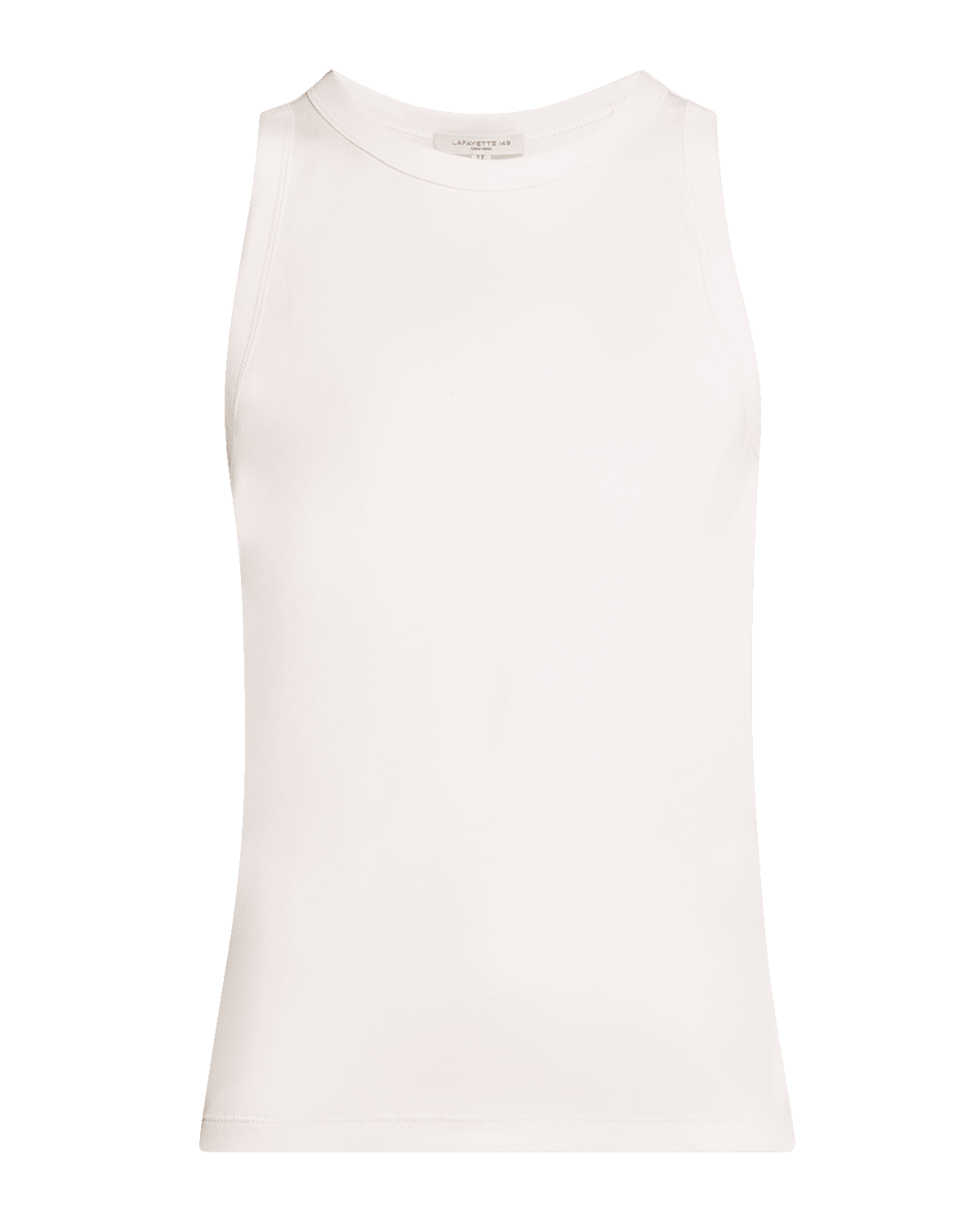 Lafayette 148 New York Swiss Cotton Rib Racerback Tank