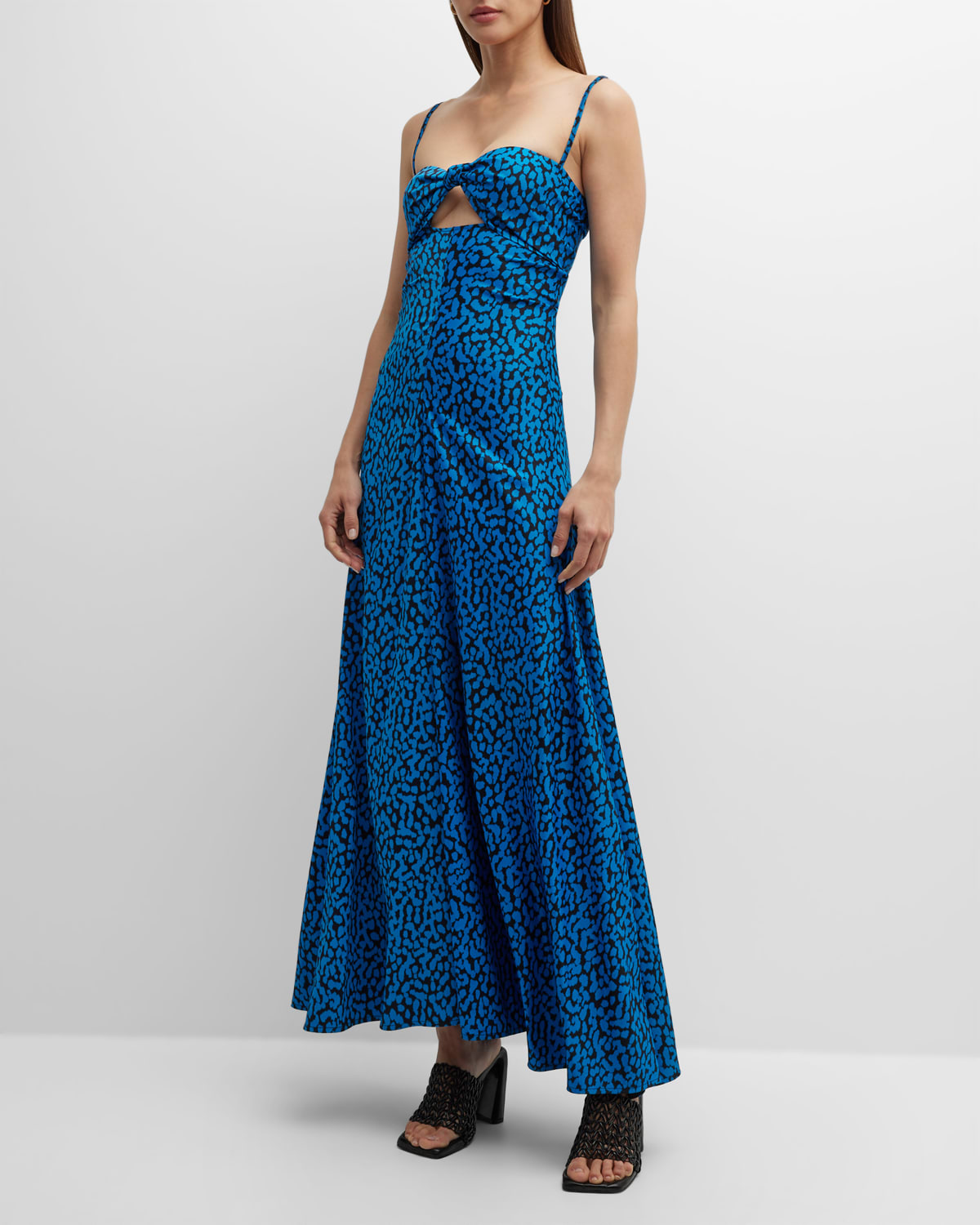 Sleeveless Turquoise Dress | Neiman Marcus