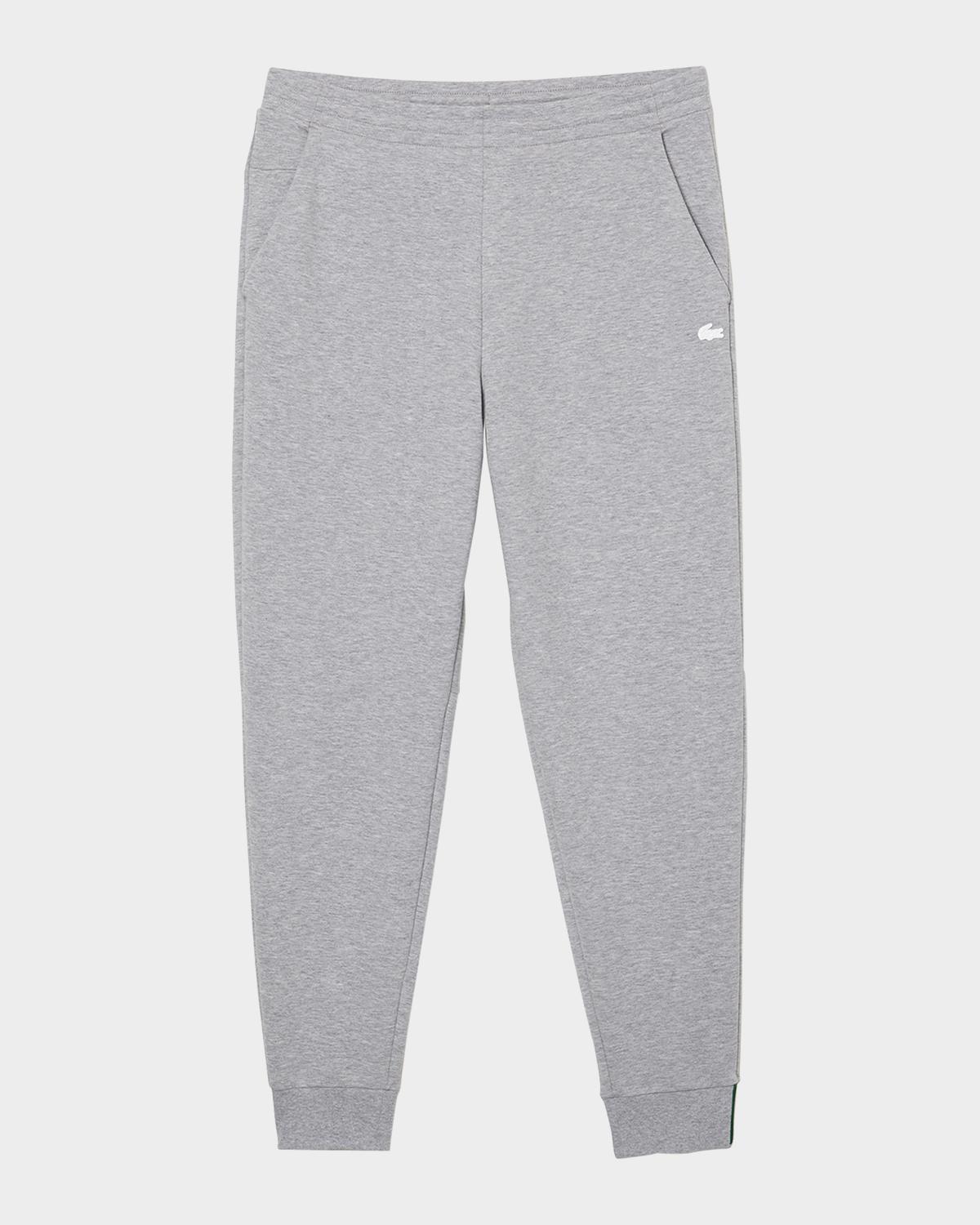 Lacoste Men's Solid Active Double Face Slim Fit Joggers