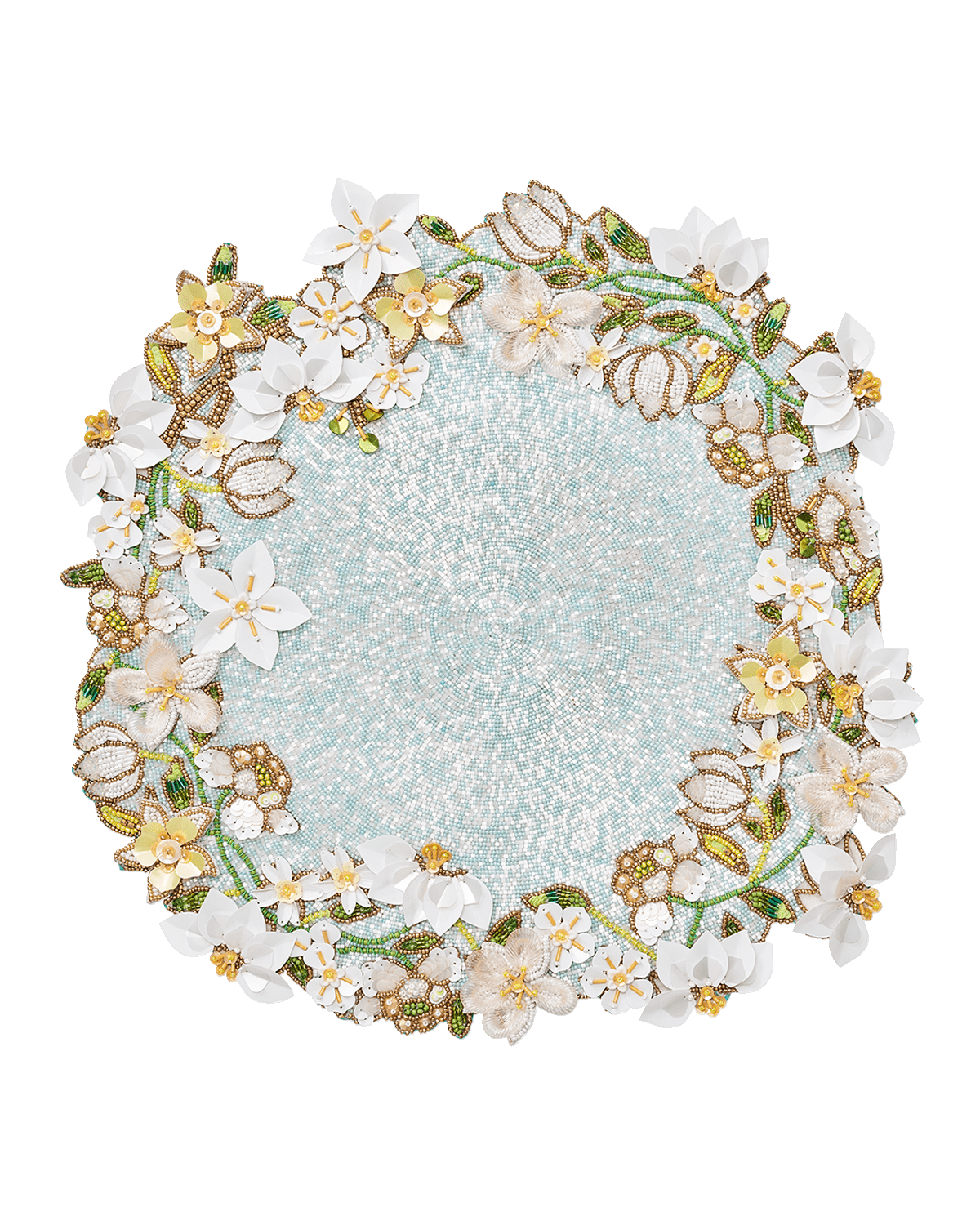 Kim Seybert Gardenia Beaded Placemat