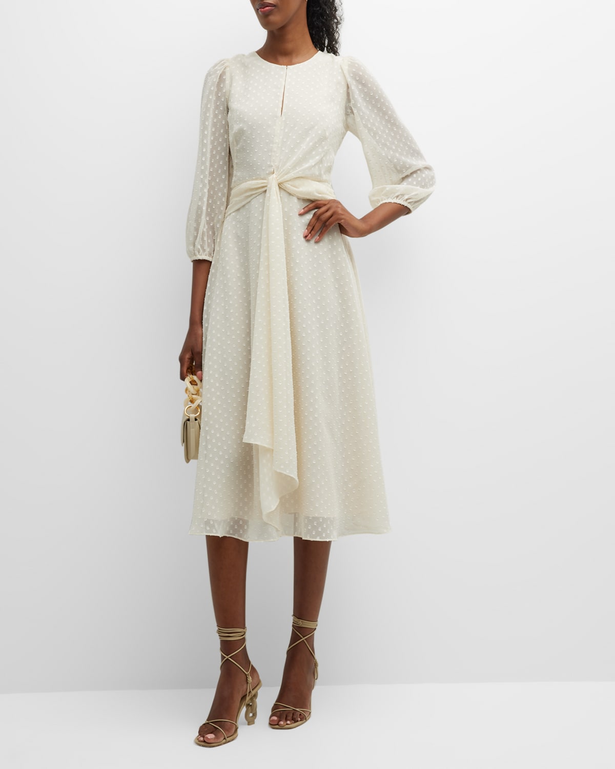 Shoshanna Ivory Dress | Neiman Marcus