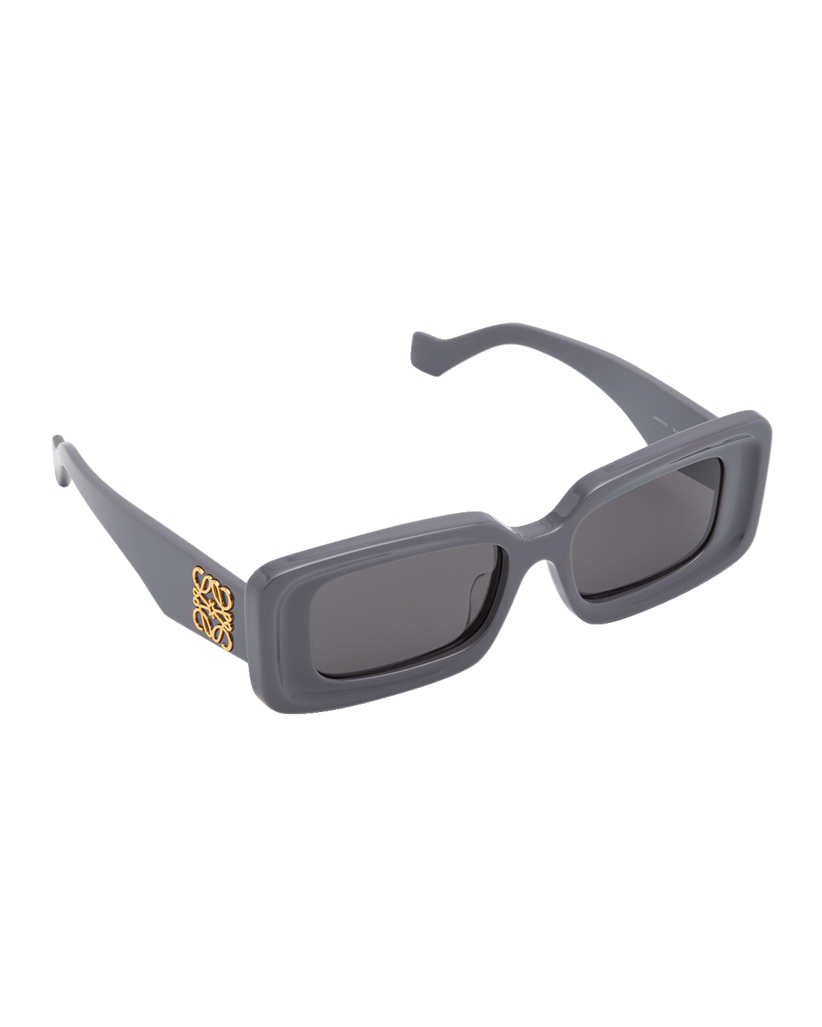 Loewe Havana Anagram Rectangle Acetate Sunglasses