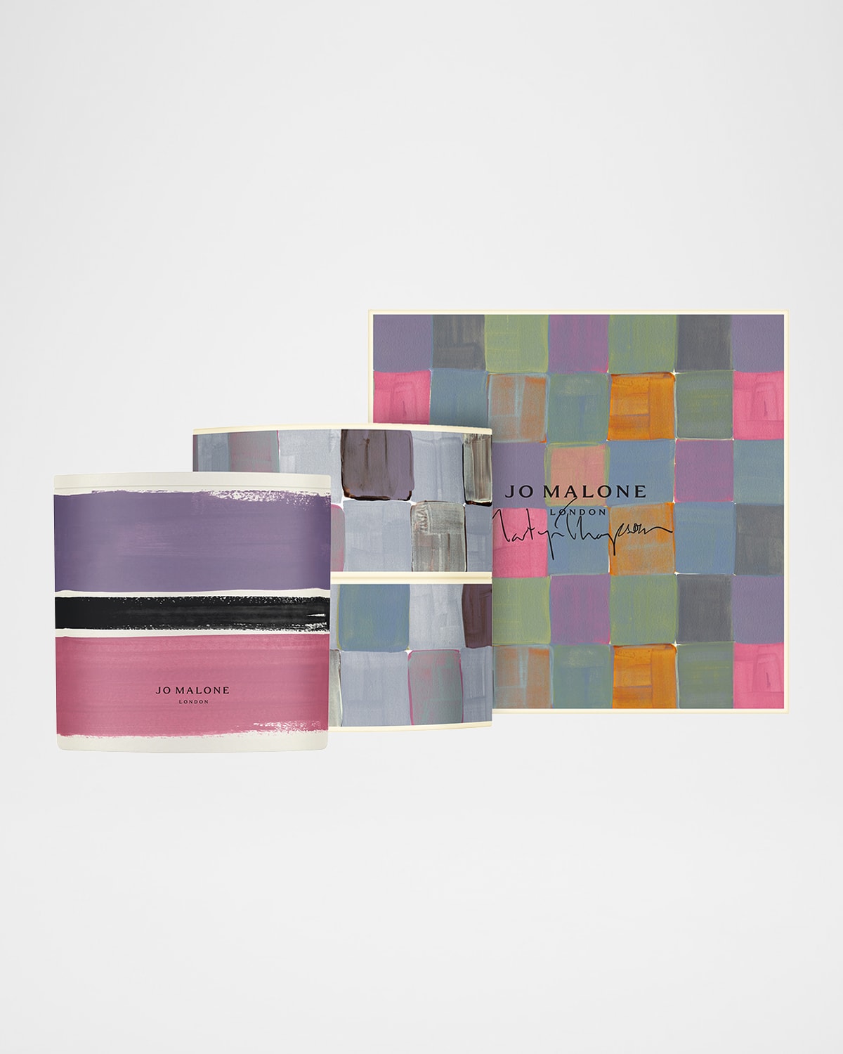 Peony and Blush Suede with Pomegranate Noir Layered Candle, 21 oz. - Limited Edition