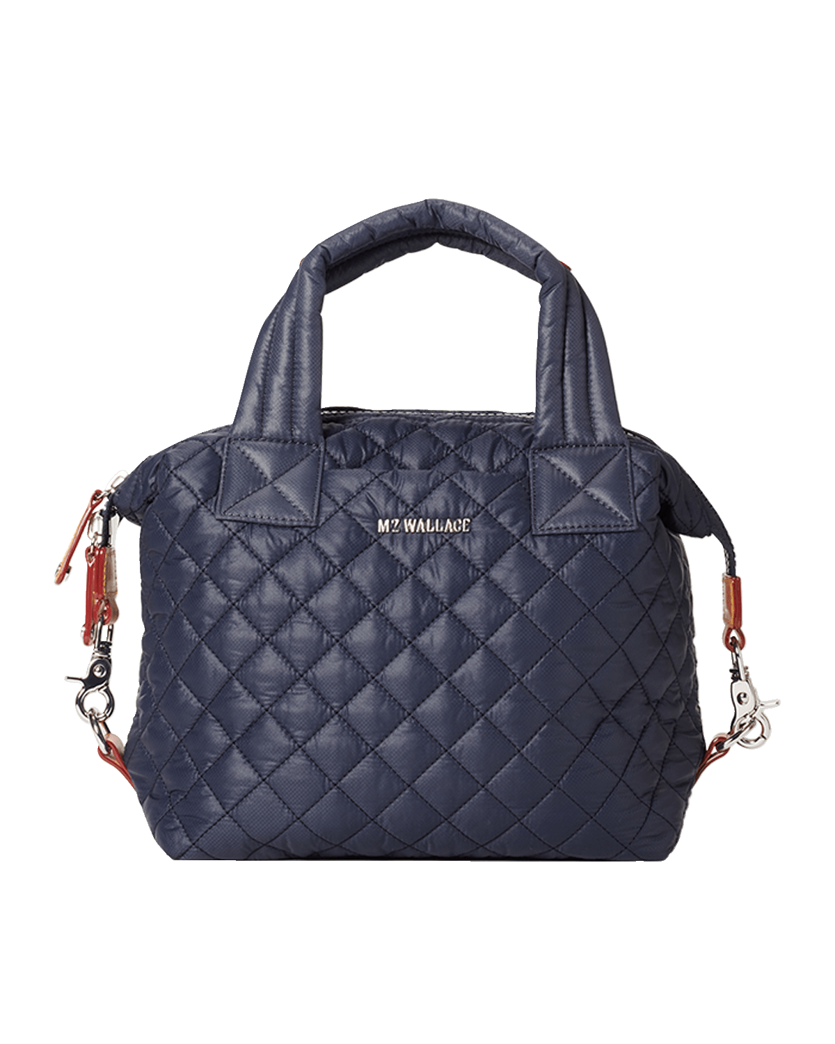 MZ WALLACE Sutton Deluxe Small Metallic Top-Handle Bag