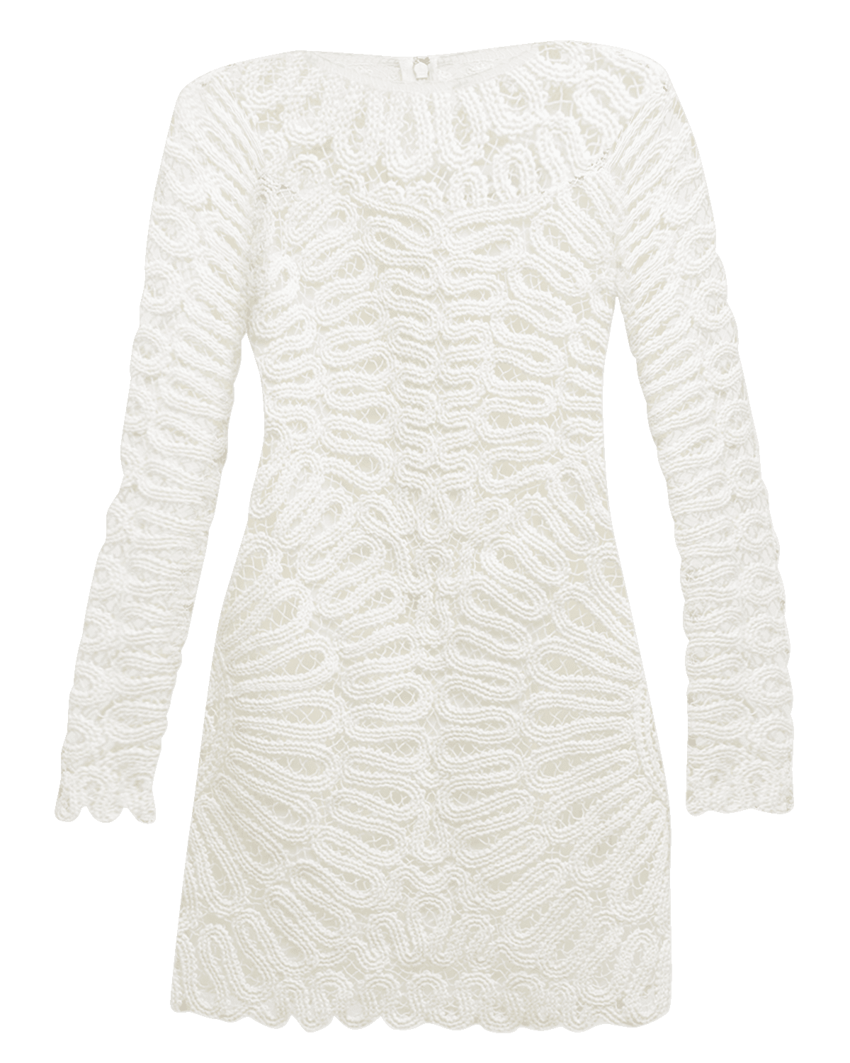 SIMKHAI Mccall Cage Crochet Mini Dress
