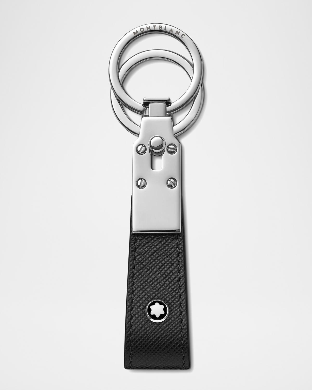 Montblanc Men's Sartorial Leather Loop Key Fob