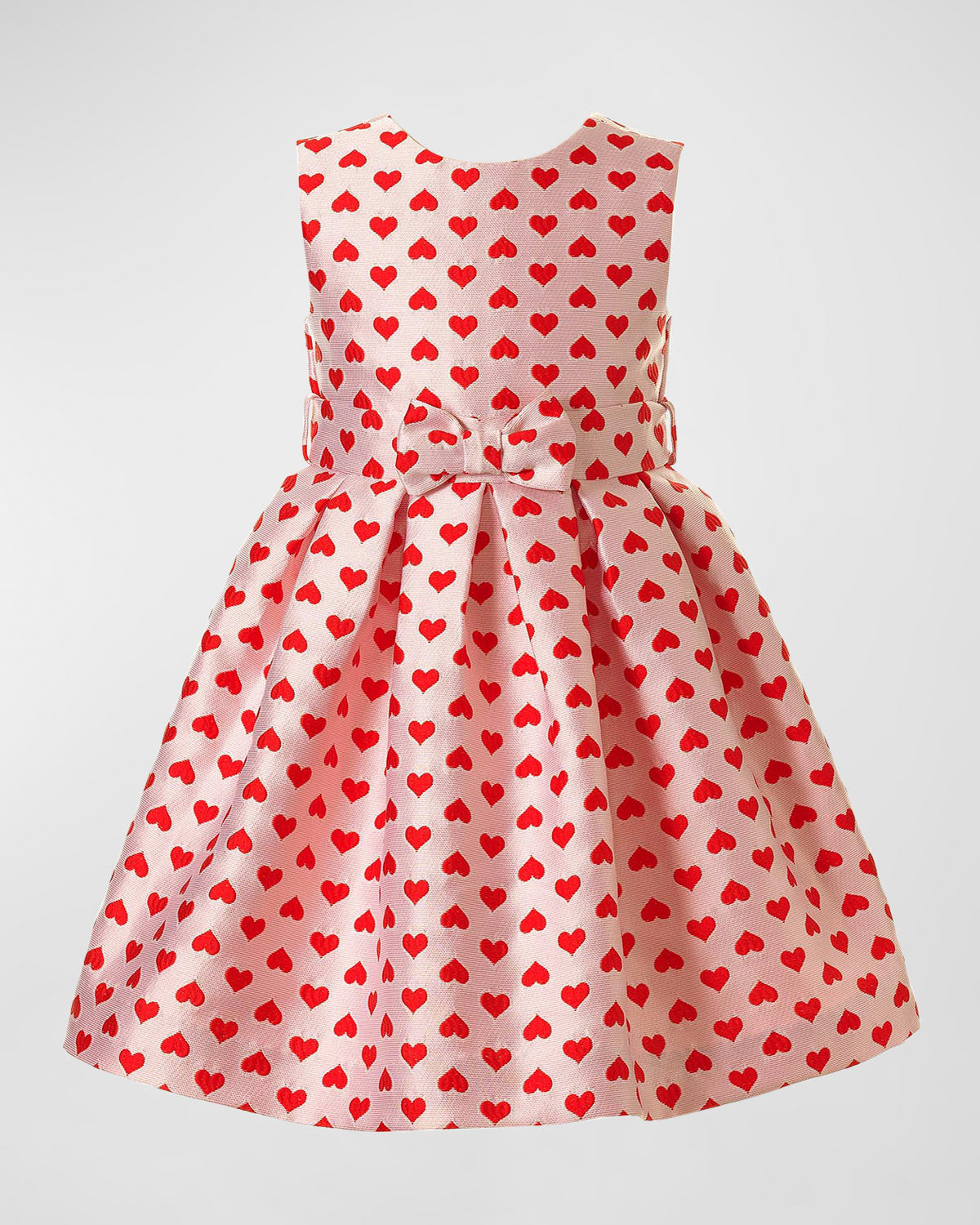 Rachel Riley Girl's Heart Damask Party Dress, Size 2-12