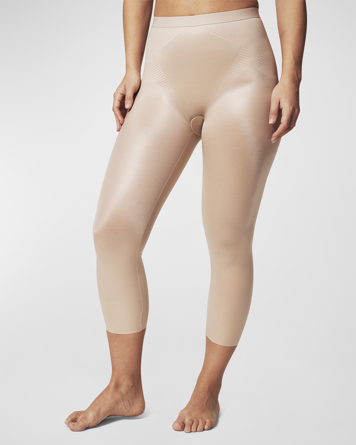 Spanx Under Sculpture High-Waist Mid-Thigh Corset Shaper Shorts