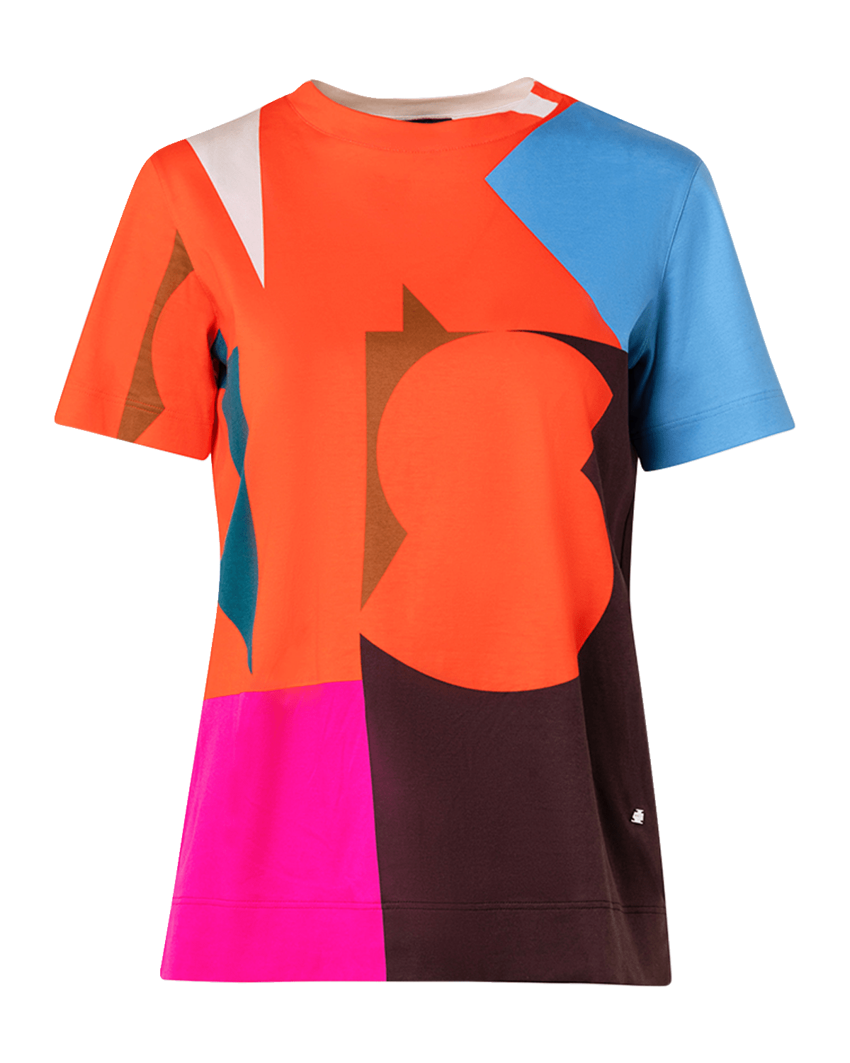 Akris punto Kaleidoscope Dot Print Cotton Jersey T-Shirt | Neiman Marcus