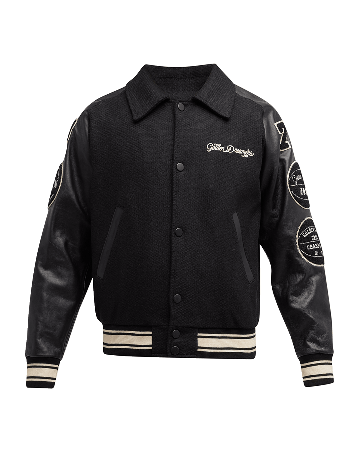 Golden Goose Men's Bomber Jacket with College Patches