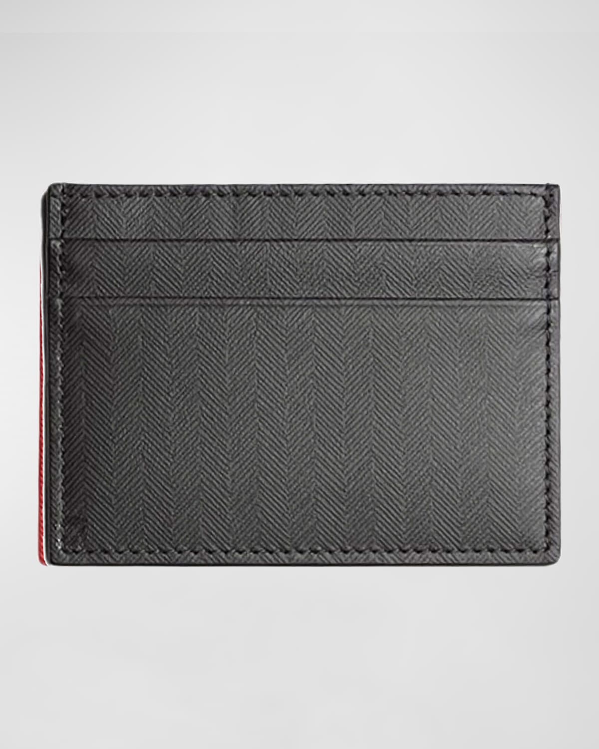 Bell 'INVITO Chevron Leather Credit Card Case