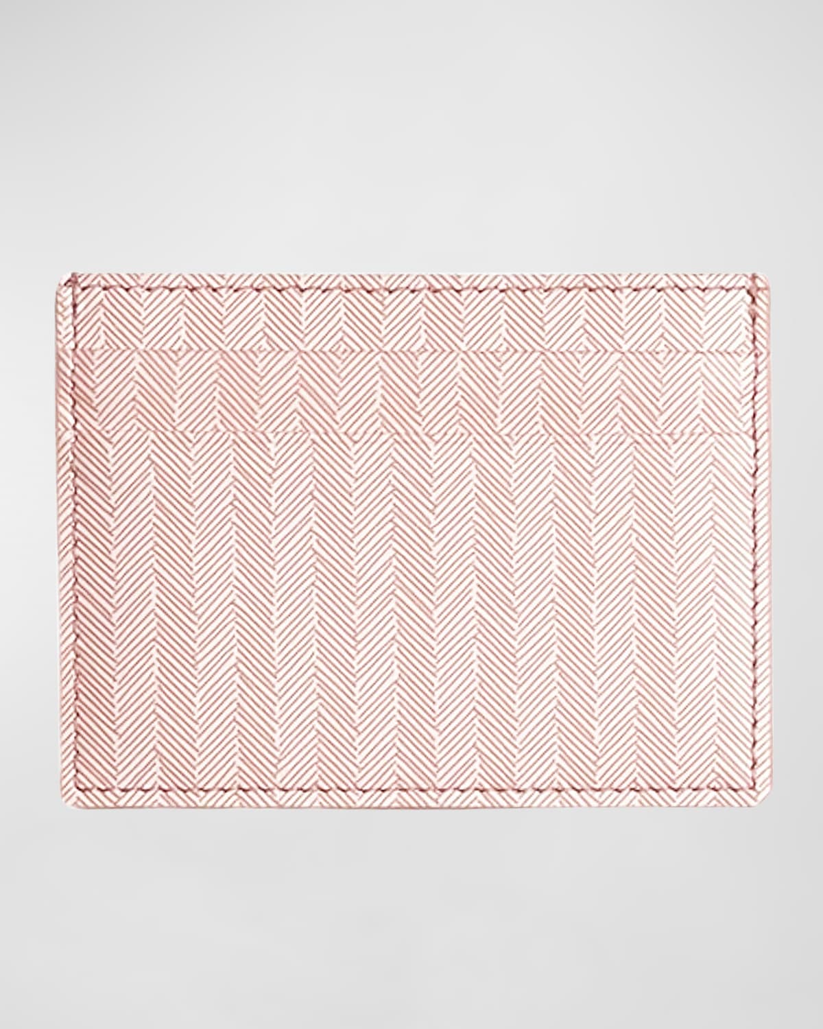 Bell 'INVITO Chevron Leather Credit Card Case