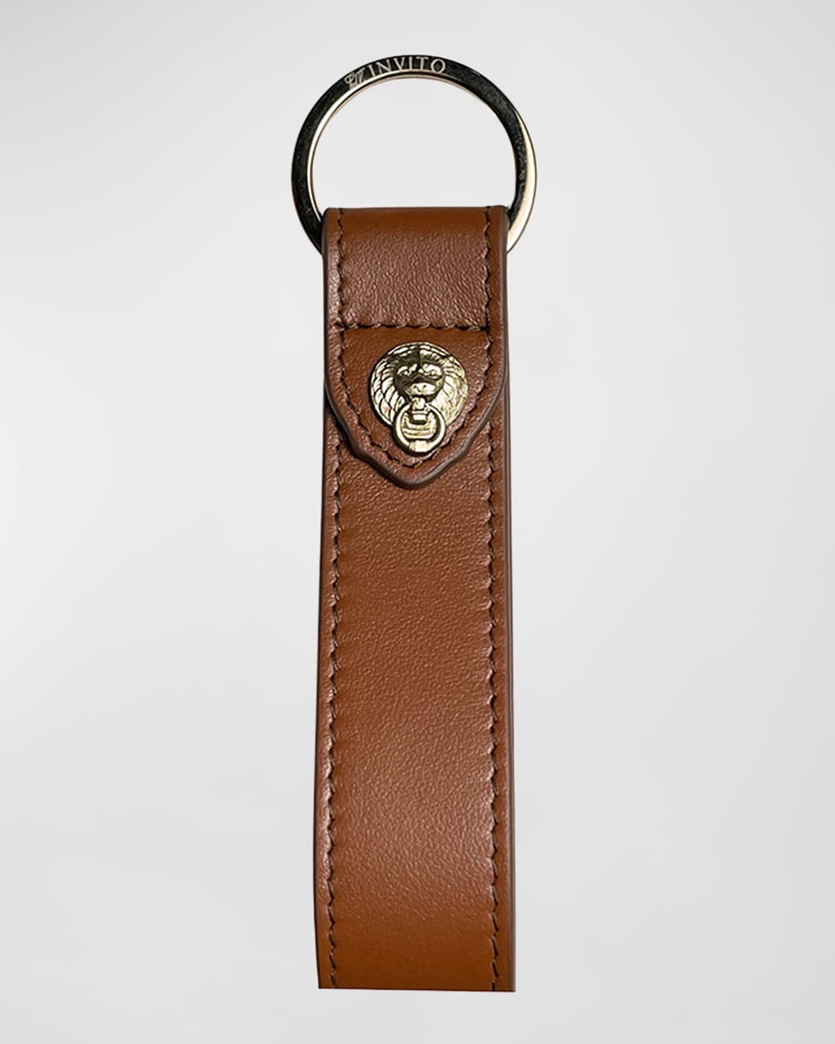 Bell 'INVITO Leather Logo Keychain