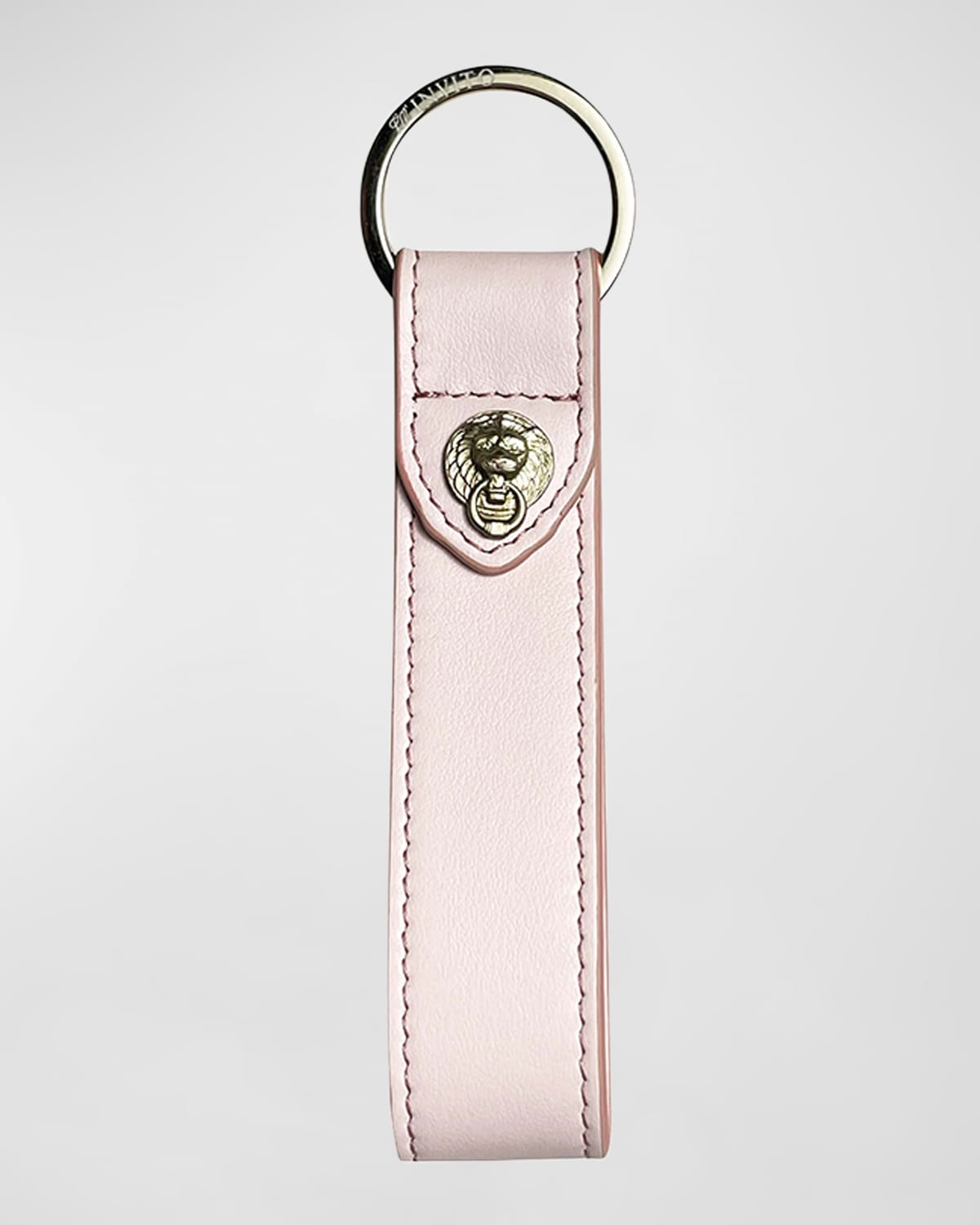 Bell 'INVITO Leather Logo Keychain