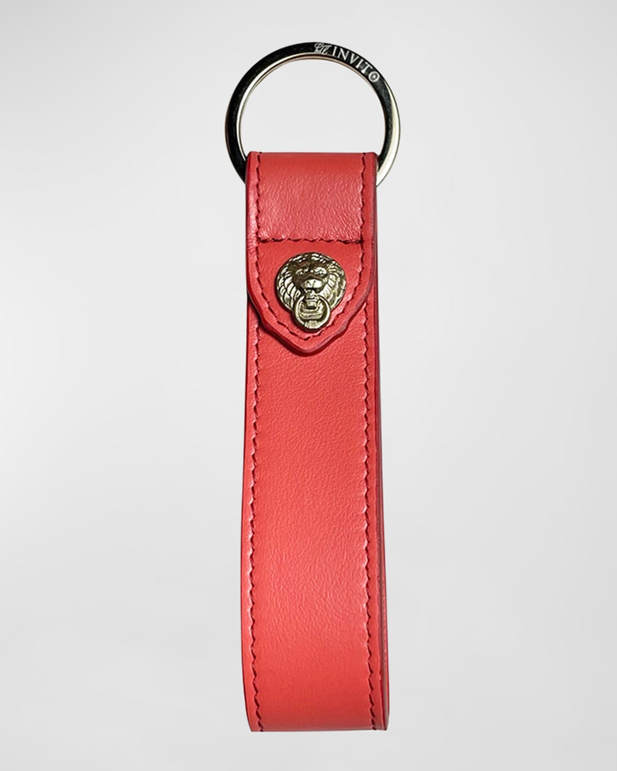 Bell 'INVITO Leather Logo Keychain