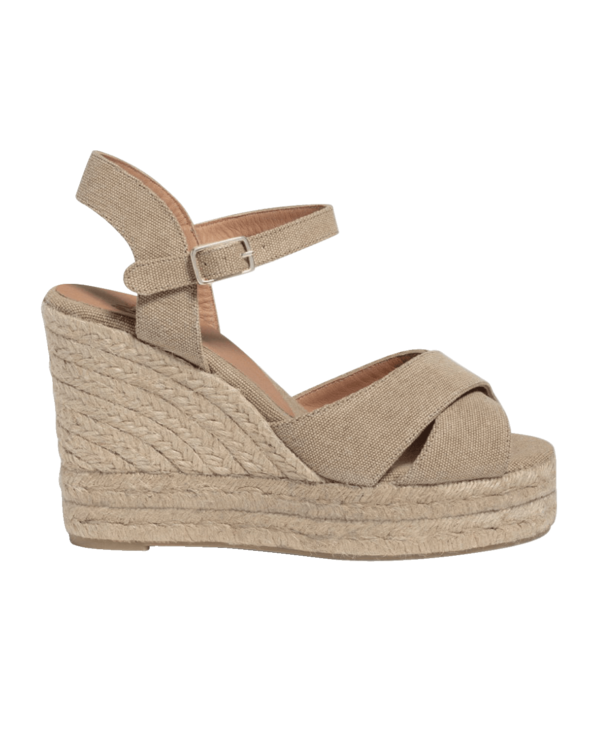 Castaner Blaudell Canvas Wedge Espadrille Sandals